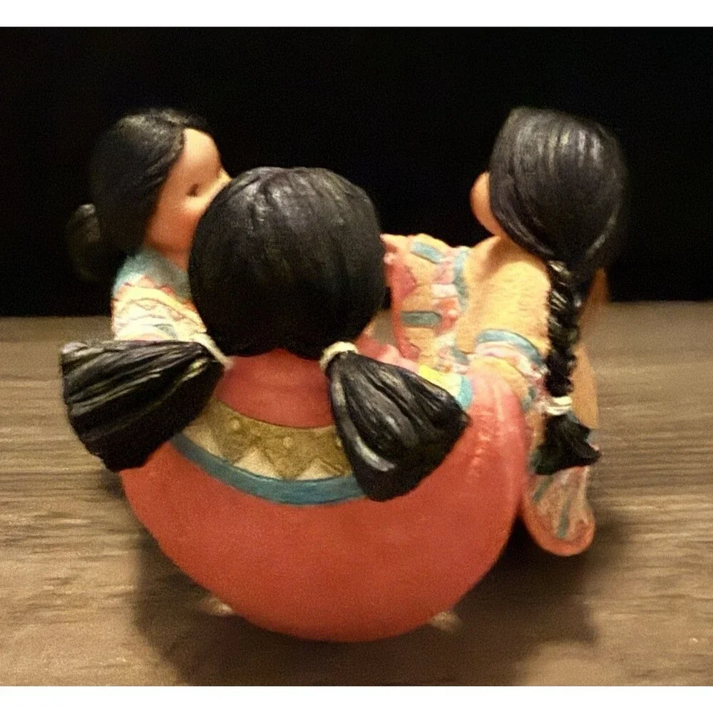 Vintage 1994 Enesco Friends of the Feather Feathered Friends Circle Figurine